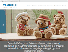 Tablet Screenshot of cambiellicasa.it